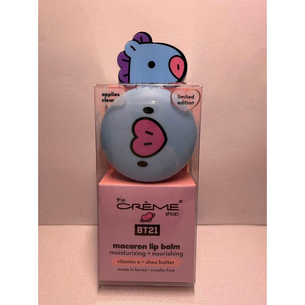 BT21 x The Crème Shop Macaron Lip Balm – Grape Gummy – Limited Edition